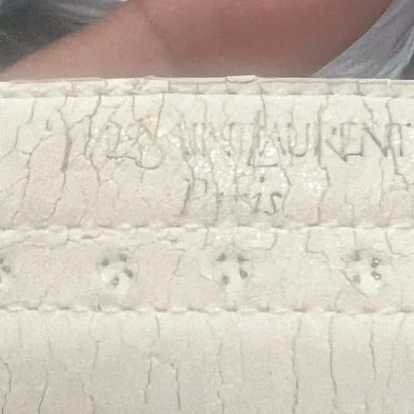 YSL kidskin and grommet belt - Picture 8 of 15